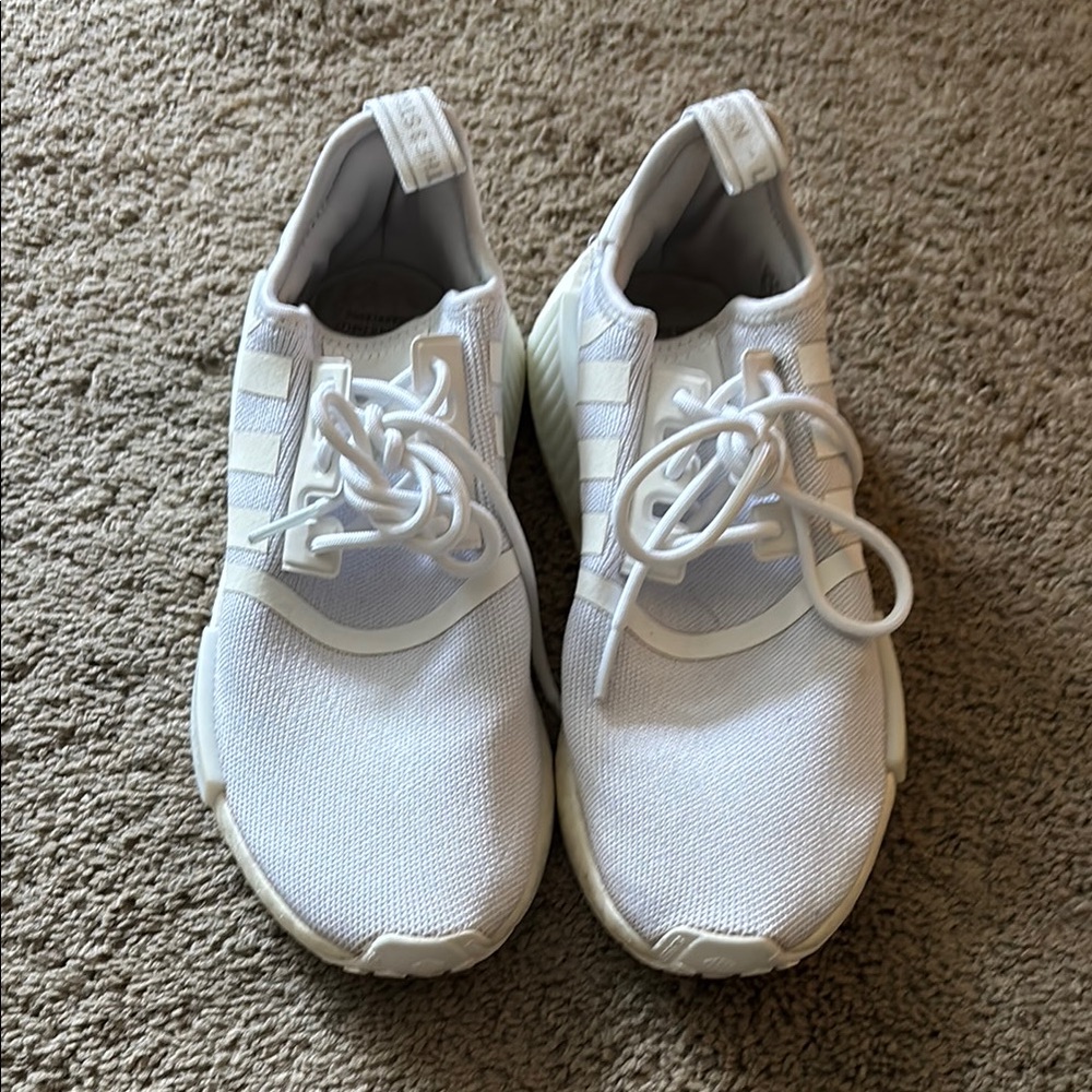 Adidas Classic White Mesh Sneakers